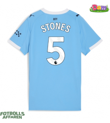 Manchester City John Stones #5 Hemmatröja Kvinnor 2025-26 Kortärmad